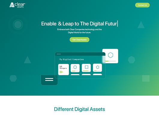 Clear Assets website